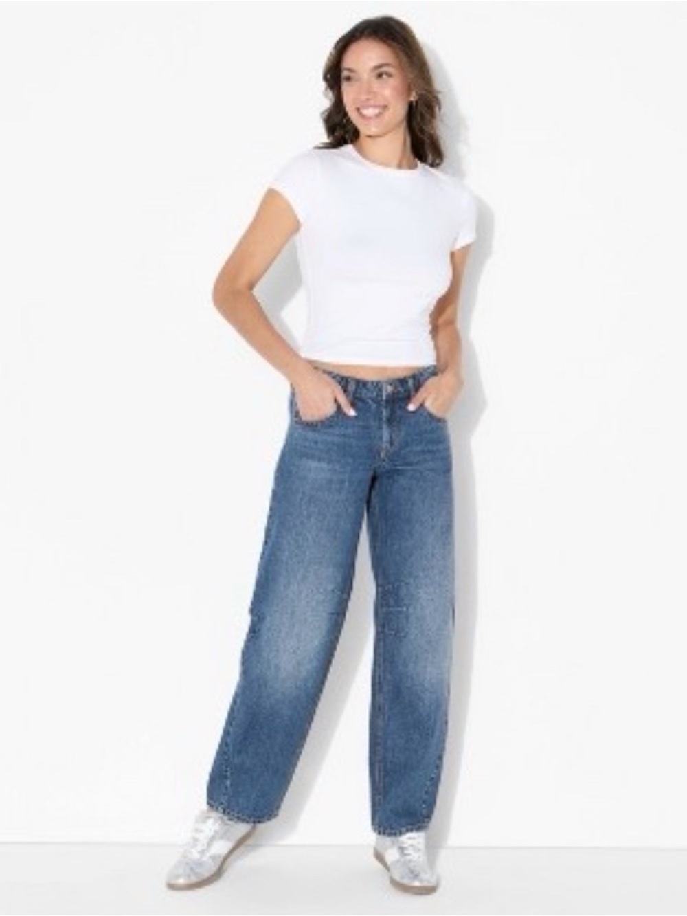 wild fable Boyfriend Jeans in Medium Blue Wash